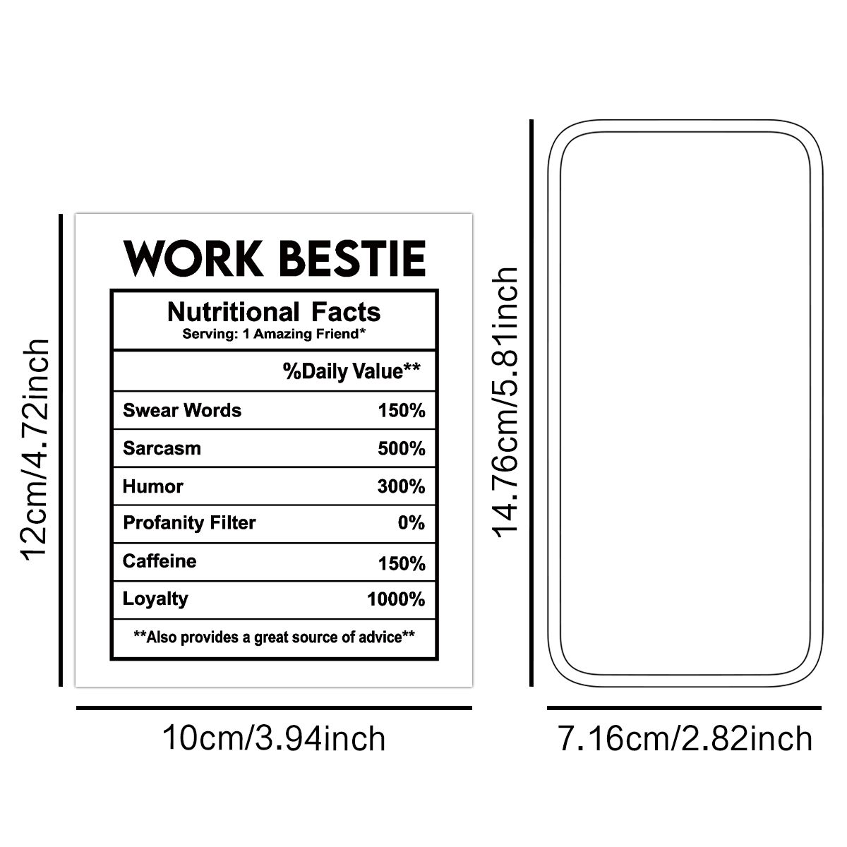 4pcs Funny Work Bestie Wine Bo - Nutrition & Fitness Coaching Fulham recension och pris