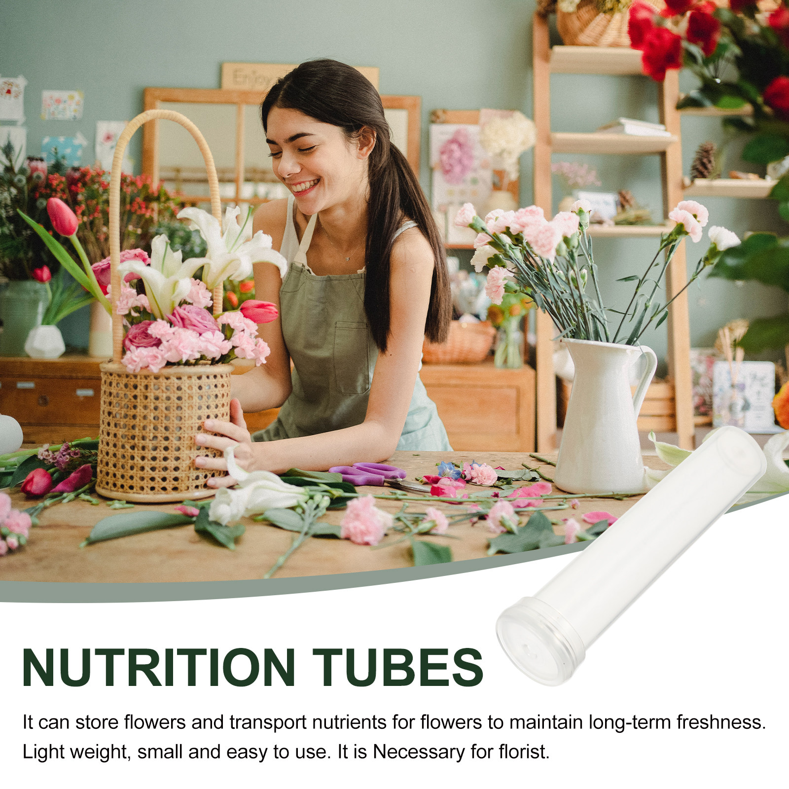 50Pcs Professional Flower Wate - Nutrition & Fitness Coaching Fulham recension och pris