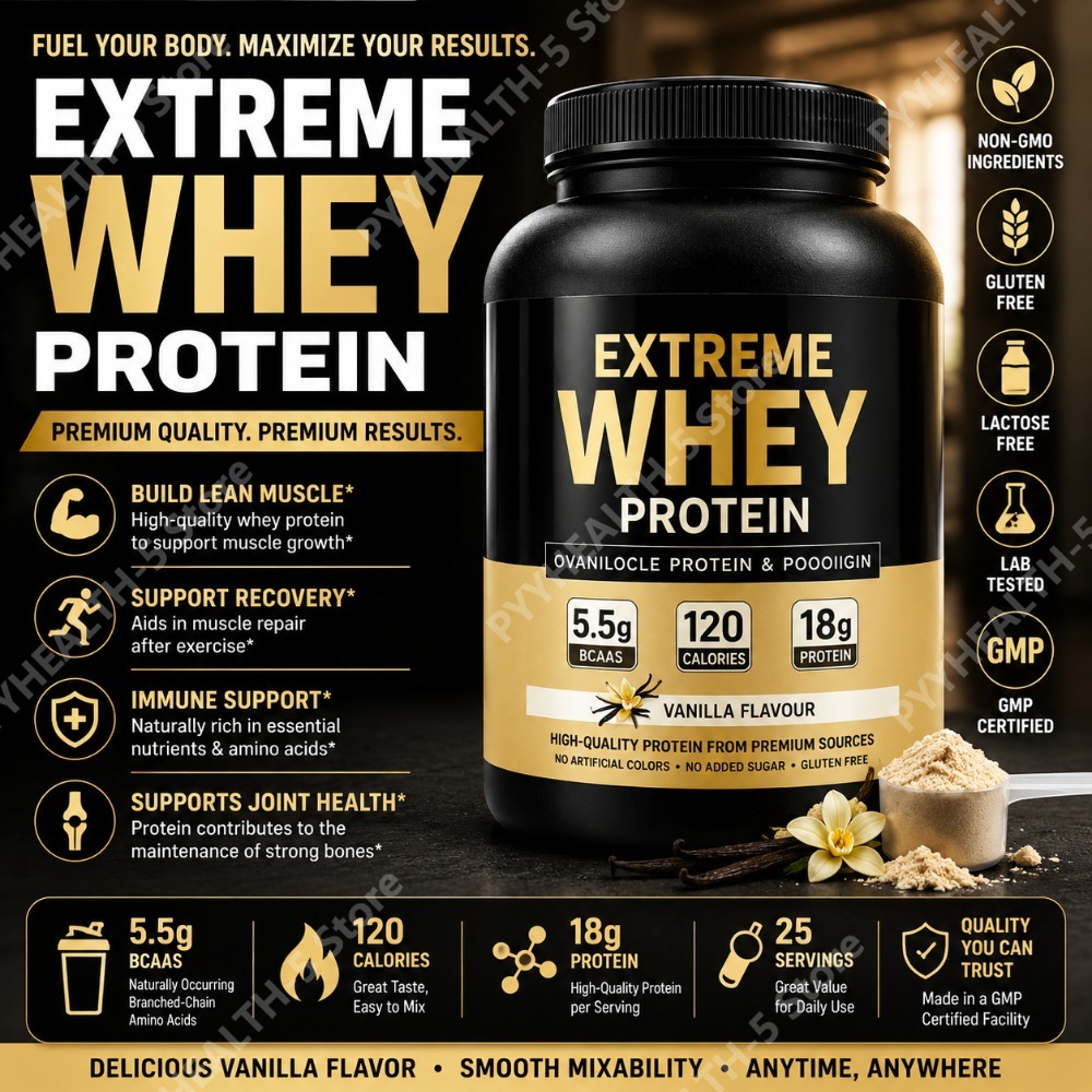 Vanilla Whey Protein Powder 2. - Fitness Nutrition Whey Protein recension och pris