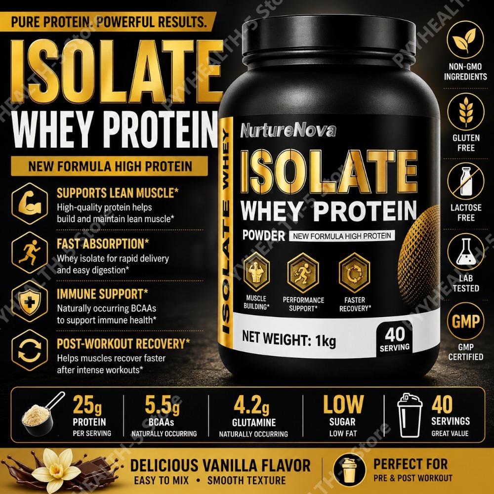 Isolate Whey Protein Powder 1k - Fitness Nutrition Whey Protein recension och pris